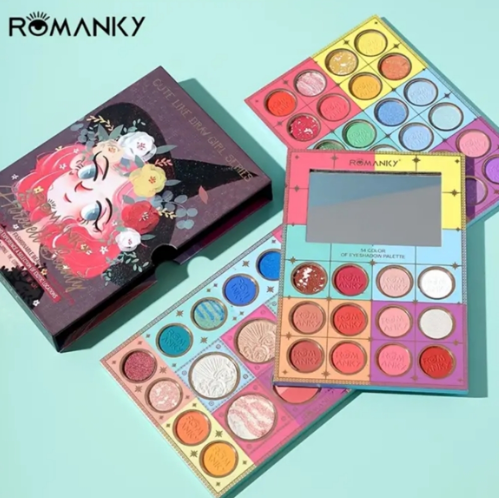 Beautiful Halloween Witch Eye and Face Palette New Romanky